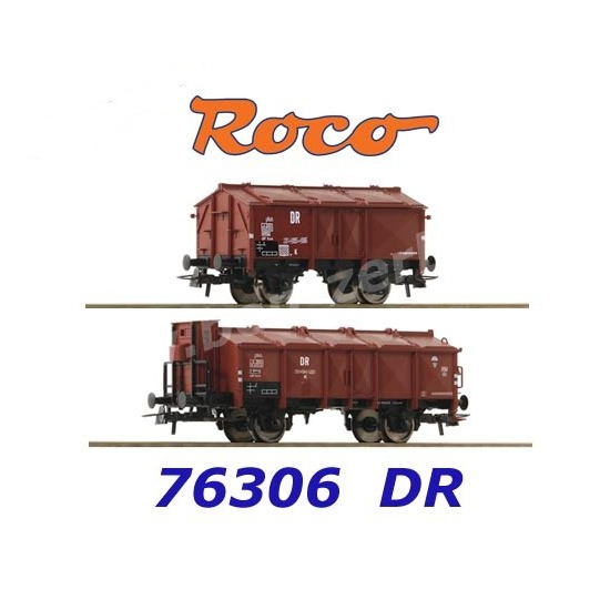 Zestaw 2 wagonów krytych typ K Roco 76306 HO